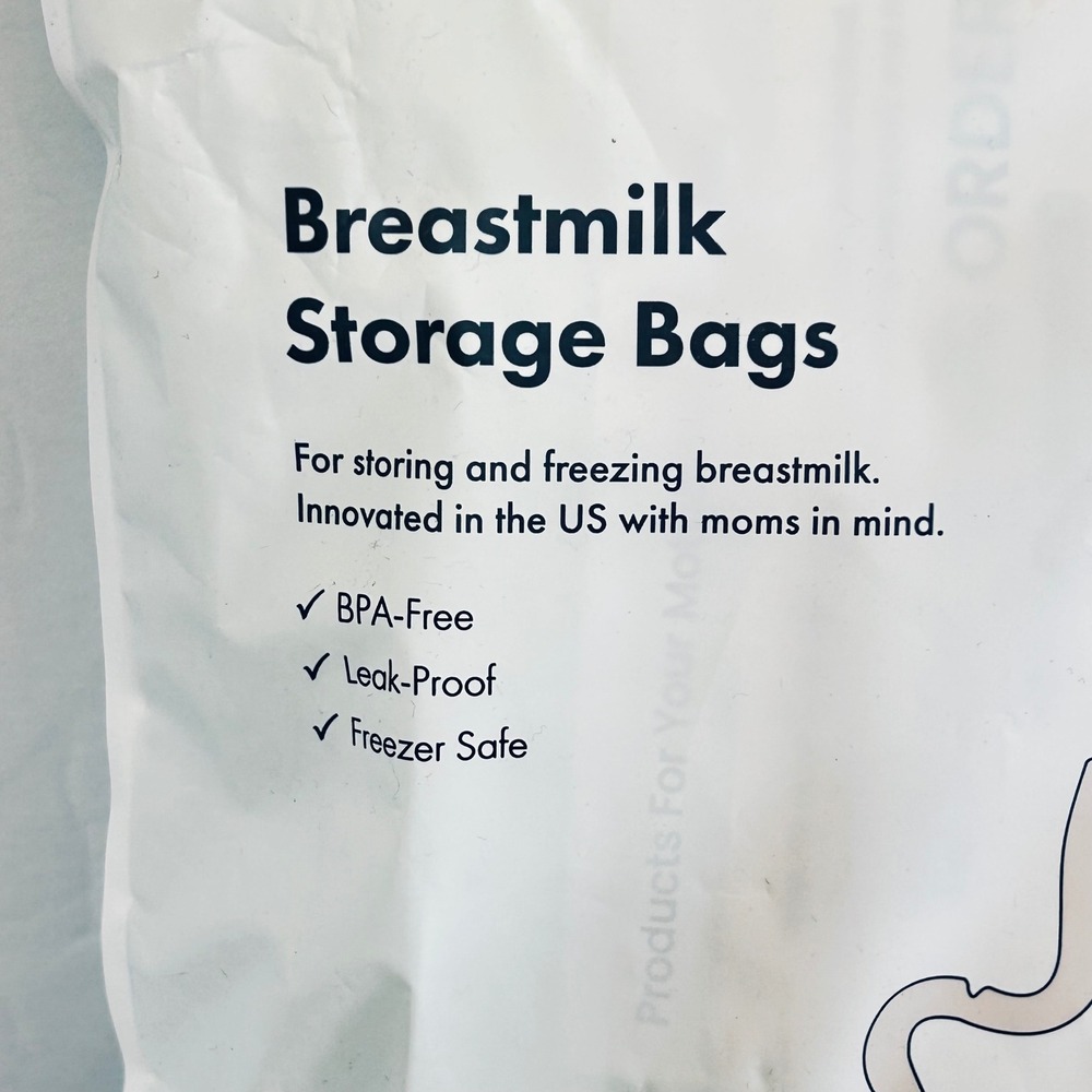 Motif Medical Breastmilk Storage Bags 100 Count 8 oz BPA-Free Leak-Proof 2 packs - Picture 5 of 8